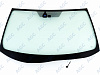 Фото MGC MITSUBISHI OUTLANDER XL/PEUGEOT 4007/CITROEN C-CROSSER 2007- Стекло ветровое Зеленое -С обогревом зоны дворников-ДД- Изм.шелк