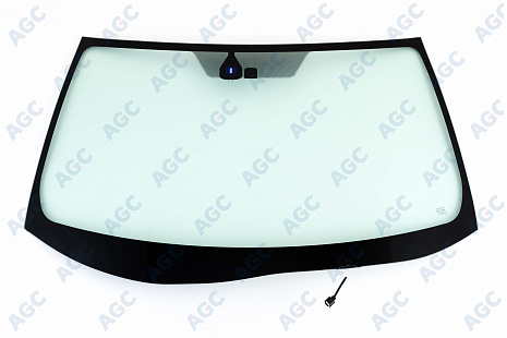 Фото MGC MITSUBISHI OUTLANDER XL/PEUGEOT 4007/CITROEN C-CROSSER 2007- Стекло ветровое Зеленое -С обогревом зоны дворников-ДД- Изм.шелк