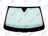 Фото MGC VOLVO C30 06-/ S40 06-/ V50 2006- Стекло ветровое Зеленое - Solar control -VIN-Инкапс