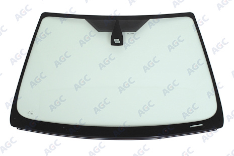Фото NDG FORD FOCUS II 2004- Стекло ветровое Зеленое - Solar Control -Шелк.под ДД-VIN- Нижний молдинг