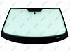 Фото MGC БЕЗ РГ! VOLKSWAGEN JETTA 2005- Стекло ветровое Зеленое - Solar control -VIN-Инкапс-Изм.полож.держ.зерк