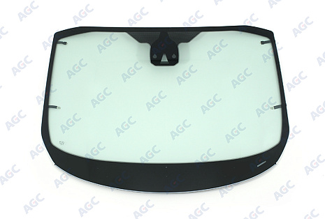 Фото AGC FORD TRANSIT 2013- Стекло ветровое Зеленое - Solar control -Кам-С полным Обогревом-ДД-VIN-Доп.обор-Изм.шелк
