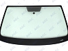 Фото MGC VOLKSWAGEN JETTA 2011- Стекло ветровое Зеленое - Solar control -VIN-Инкапс- Из.разм