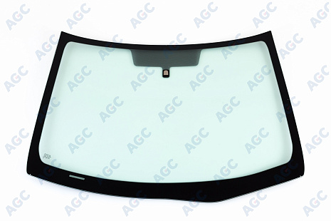 Фото MGC NISSAN TIIDA 2004- Стекло ветровое Зеленое - Solar control -VIN