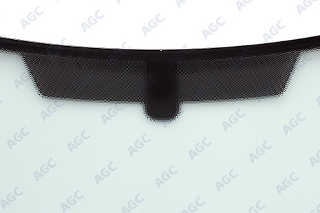 Фото NDG OPEL CORSA D 2006- Стекло ветровое Зеленое - Solar control -VIN (Без молдинга)