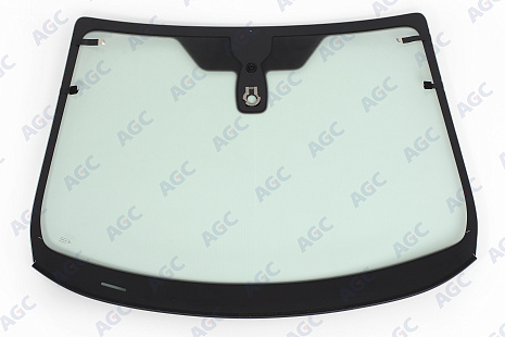 Фото MGC FORD FIESTA VI 3D-5D ХБ 2013-2019 Стекло ветровое Зеленое + Шумоизоляция -С полным обогревом-ДД круглый-VIN-Доп.обор- Изм.шелк