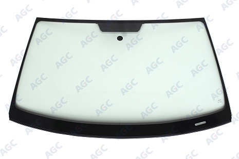 Фото NDG VOLKSWAGEN TIGUAN 2007- Стекло ветровое Зеленое - Solar Control -VIN - Нижний молдинг