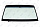 MGC MITSUBISHI PAJERO III/PAJERO IV/SHOGUN 2003-2007 Стекло ветровое Зеленое/Голубая полоса -С обогревом зоны дворников