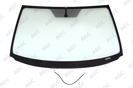 Фото NDG TOYOTA HIGHLANDER 2007- Стекло ветровое Зеленое -С обогревом зоны дворников-VIN (Без молдинга)