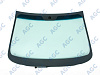 Фото MGC SSANGYONG ACTYON 2011-/KORANDO 2010- Стекло ветровое Зеленое/Голубая полоса -С обогревом зоны дворников