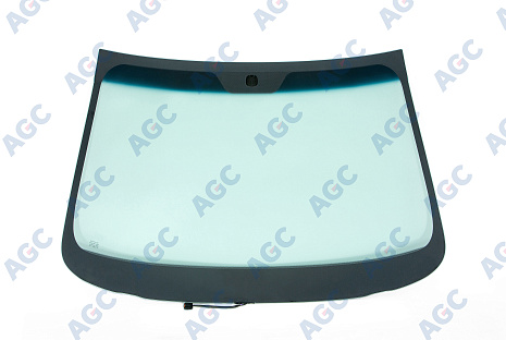 Фото MGC SSANGYONG ACTYON 2011-/KORANDO 2010- Стекло ветровое Зеленое/Голубая полоса -С обогревом зоны дворников