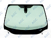 Фото MGC FORD FOCUS III 2011- Стекло ветровое Зеленое - Solar control -С полным обогревом-ДД-VIN-Доп.обор-Изм.шелк