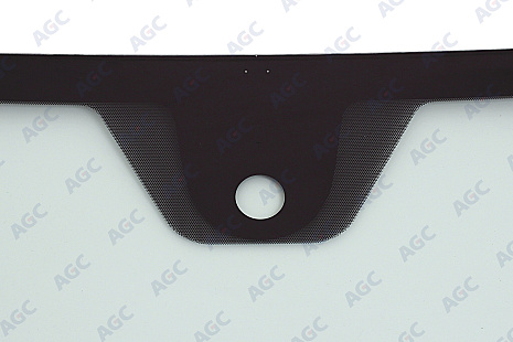 Фото NDG NISSAN NOTE 2006- Стекло ветровое Зеленое - Solar control -Место для ДД-VIN- Изм.шелк (Без молдинга)