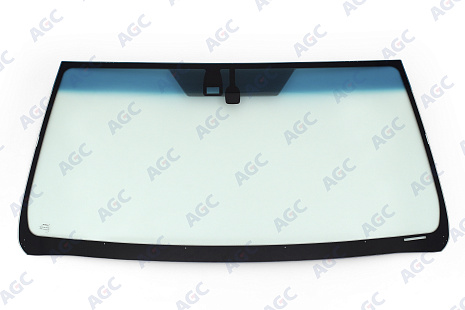 Фото NDG TOYOTA LANDCRUISER PRADO J120/LEXUS GX470 2003- Стекло ветровое Зеленое/Зеленая полоса -Место для ДД-VIN