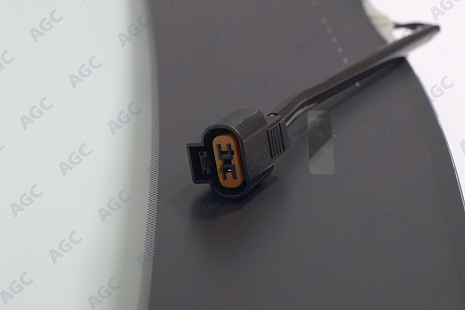 Фото MGC HYUNDAI i40 2011- Стекло ветровое Зеленое/Голубая полоса + Solar control -С обогревом зоны дворников-ДД- Без Датч.влажн-VIN