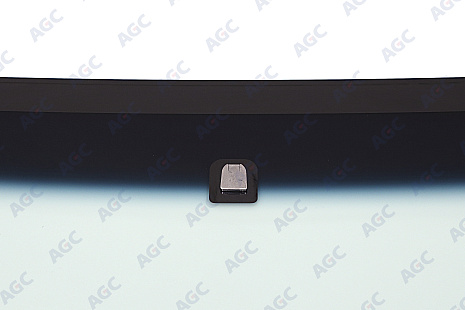 Фото MGC MITSUBISHI PAJERO III/PAJERO IV/SHOGUN 2003-2007 Стекло ветровое Зеленое/Голубая полоса -С обогревом зоны дворников