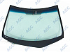 Фото MGC БЕЗ РГ! LEXUS RX 270/350/450h 2009- Стекло ветровое Зеленое/Голубая полоса + Шумоизоляция -С обогревом зоны дворников -ДД-VIN-Инкапс