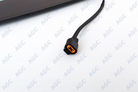 Фото MGC CHEVROLET SPARK 2009-2016/RAVON R2 2016- Стекло ветровое Зеленое/Голубая полоса + Solar control -С обогревом зоны дворников-VIN
