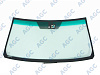 Фото MGC TOYOTA LANDCRUISER J200 2008- Стекло ветровое Зеленое/Зеленая полоса + Шумоизоляция -С обогревом зоны дворников-ДД-VIN-Изм.шелк