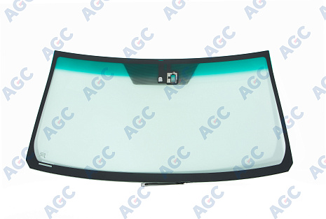 Фото MGC TOYOTA LANDCRUISER J200 2008- Стекло ветровое Зеленое/Зеленая полоса + Шумоизоляция -С обогревом зоны дворников-ДД-VIN-Изм.шелк