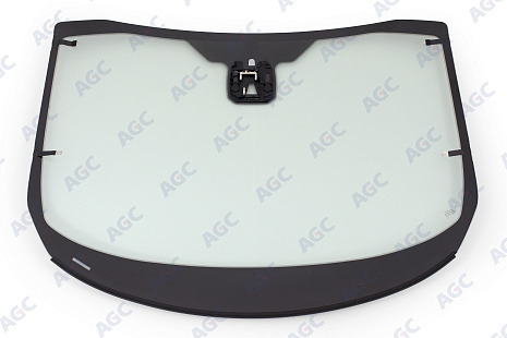 Фото AGC FORD TRANSIT CUSTOM/TOURNEO CUSTOM 2013- Стекло ветровое Зеленое - Solar control -Кам -С полным Обогревом-ДД-VIN- Доп.обор