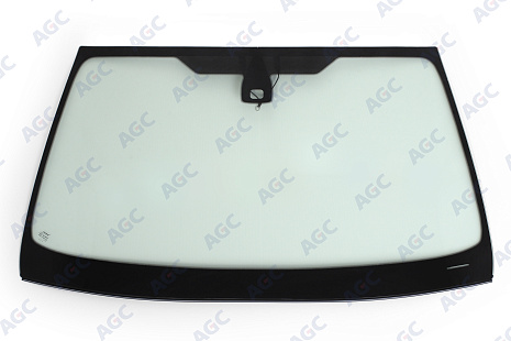 Фото NDG FORD MONDEO 2007- Стекло ветровое Зеленое - Solar Control -С полным Обогревом-Шелк.под ДД-VIN- Нижний молдинг- Изм.шелк
