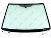 Фото MGC БЕЗ РГ! FORD FOCUS C-MAX 2003- Стекло ветровое Зеленое - Solar control -С полным обогревом-VIN-Доп.обор- Изм.шелк