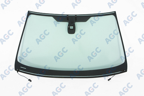 Фото MGC FORD MONDEO 2009- Стекло ветровое Зеленое - Solar control -С полным обогревом-ДД-VIN-Доп.обор- Изм.шелк