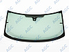 Фото MGC FORD TRANSIT 2006- Стекло ветровое Зеленое -С полным обогревом-ДД-VIN- Держ.зерк- Изм.шелк