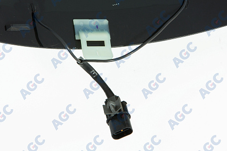Фото MGC HYUNDAI TUCSON 2015- Стекло ветровое Зеленое/Голубая полоса + Solar control +Шумоизоляция -Кам -С обогревом зоны дворников -ДД-Датч.влажн-VIN- Доп.обор