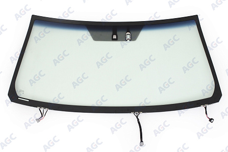 Фото MGC TOYOTA LANDCRUISER J200 2015- Стекло ветровое Зеленое/Голубая полоса + Шумоизоляция -С полным обогревом+зоны дворников-Изм.ДД-VIN- Изм.шелк