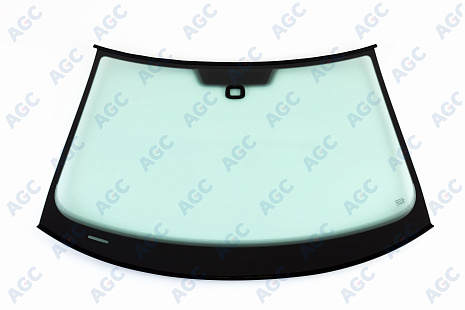 Фото AGC VOLKSWAGEN GOLF V 2003- Стекло ветровое Зеленое - Solar control -ДД-VIN-Инкапс- Изм.шелк