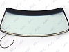 Фото MGC NISSAN PATROL GR Y61 98- Стекло ветровое Зеленое -С обогревом зоны дворников