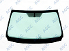 Фото MGC TOYOTA RAV-4 IV 2013- Стекло ветровое Зеленое + Шумоизоляция -С обогревом зоны дворников-Доп.обор