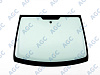 Фото БЕЗ РГ! PEUGEOT 107/ TOYOTA AYGO/ CITROEN C1 2005- Стекло ветровое Зеленое - Solar control