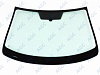 Фото MGC NISSAN QASHQAI P32L/QASHQAI +2 2006- Стекло ветровое Зеленое - Solar control -VIN