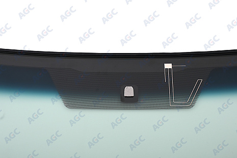 Фото MGC TOYOTA LANDCRUISER 150 PRADO 2009- Стекло ветровое Зеленое/Голубая полоса + Шумоизоляция -Ант-С обогревом зоны дворников-Инкапс