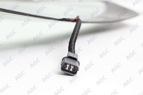 Фото MGC HONDA CRV 2015- Стекло ветровое Зеленое - Solar control -С обогревом зоны дворников -ДД-VIN