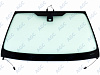 Фото MGC FORD MONDEO 2007- Стекло ветровое Зеленое - Solar control -С полным обогревом-ДД-VIN-Доп.обор- Изм.шелк