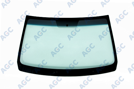 Фото MGC RENAULT SANDERO I 2008-/DUSTER I 2010-/NISSAN TERRANO III 2014- Стекло ветровое Зеленое/Голубая полоса + Solar control