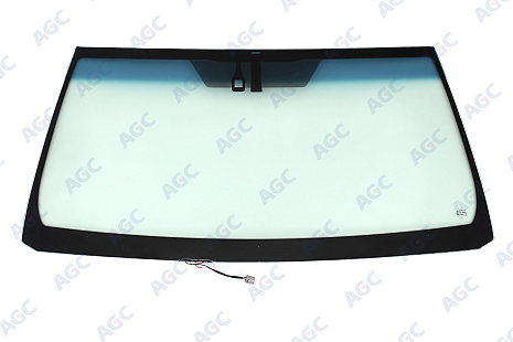 Фото MGC TOYOTA LANDCRUISER 150 PRADO 2009- Стекло ветровое Зеленое/Зеленая полоса -С обогревом зоны дворников-ДД-Инкапс-Изм.шелк