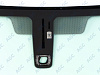 Фото MGC PEUGEOT 307 2005- Стекло ветровое Зеленое - Solar control -Изм.ДД-VIN-Инкапс- Изм.шелк
