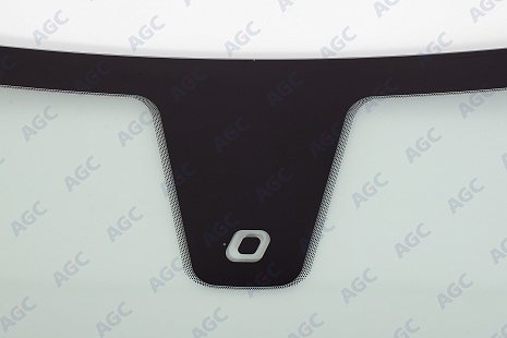 Фото NDG VOLVO C30 06-/ S40 06-/ V50 2006- Стекло ветровое Зеленое - Solar Control -Шелк.под ДД-VIN- Изм.шелк (без молдинга)