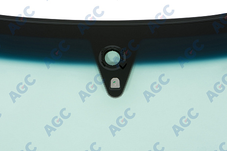 Фото MGC INFINITI EX35/QX50/J50/EL 2007- Стекло ветровое Зеленое/Голубая полоса + Solar control -С обогревом зоны дворников -ДД-VIN-Инкапс