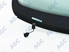 Фото MGC VOLKSWAGEN JETTA 2015- Стекло ветровое Зеленое - Solar control -С полным обогревом-Круглый ДД-VIN-Инкапс