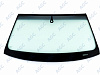 Фото MGC AUDI A6 2004-2011 Стекло ветровое Зеленое/Серая полоса + Solar control -ДД-VIN-Доп.обор