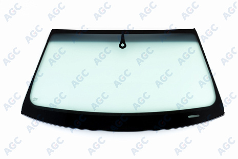 Фото MGC AUDI A6 2004-2011 Стекло ветровое Зеленое/Серая полоса + Solar control -ДД-VIN-Доп.обор