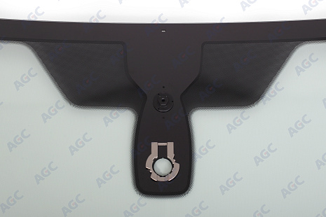 Фото MGC FORD FIESTA VI 3D-5D ХБ 2013-2019 Стекло ветровое Зеленое + Шумоизоляция -С полным обогревом-ДД круглый-VIN-Доп.обор- Изм.шелк
