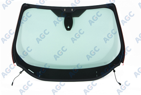 Фото MGC FORD KUGA 2012- Стекло ветровое Зеленое - Solar control -С полным обогревом-ДД-VIN-Инкапс