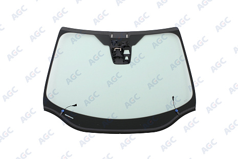 Фото MGC FORD FOCUS III 2011- Стекло ветровое Зеленое - Solar control -Кам-С полным обогревом-ДД-VIN-Доп.обор-Изм.шелк